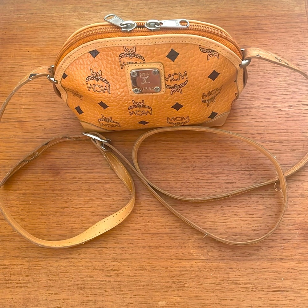 MCM Vintage Mini Bag Mint Condition with a 50 Inch Strap